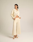 Pantalone Cropped Wide Leg Strutturato