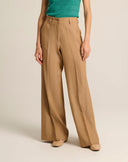 Pantalone Gessato Wide Leg
