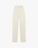 Pantalone Cropped con Pinces e Chiusura Asimmetrica