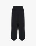 Pantalone Jogger in Viscosa con Caviglie Arricciate