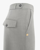 Pantalone Sartoriale Cropped a Gamba Larga