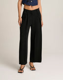 Pantalone Sartoriale Wide Leg con Maxi Pieghe