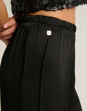 Pantalone Palazzo Fluido con Vita Elastica