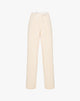 Pantalone Wide Leg in Felpa con Coulisse