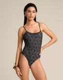 Costume Intero Lurex e Pizzo