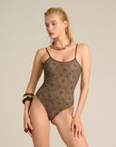Costume Intero Lurex e Pizzo