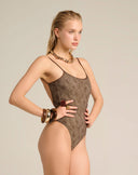 Costume Intero Lurex e Pizzo