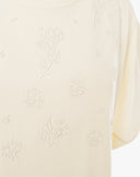 T-Shirt con Applicazioni e Perline