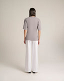 T-Shirt in Jersey con Cabochon