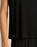 Top Fluido con Drappeggio