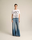 T-Shirt Slogan in Cotone Premium