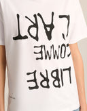 T-Shirt Slogan in Cotone Premium