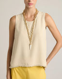 Top Sartoriale in Lino