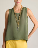 Top Sartoriale in Lino