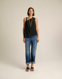 Top Asimmetrico in Crepe