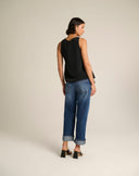 Top Asimmetrico in Crepe