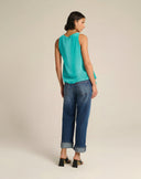Top Asimmetrico in Crepe