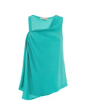 Top Asimmetrico in Crepe