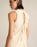 Top Halter Effetto Stropicciato