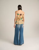 Top Coulisse Stampa Floreale