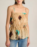 Top Coulisse Stampa Floreale
