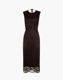 Sleeveless Midi Lace Dress