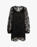 Short Lace Dress with Long Sleeves