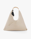 Sac Bag Iconica con Manico Rigido Panna
