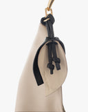 Sac Bag Iconica con Manico Rigido Panna