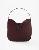 Borsa a Spalla Hobo con Fibbia Bordeaux
