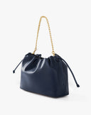 Night Blue Soft Bag with Drawstring and Chain