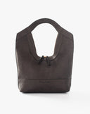 Borsa Hobo Strutturata con Manico Integrato Moro
