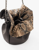 Python Print Bucket Bag with Chain