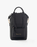 Casual Chic Backpack with Front Pocket Black