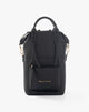 Casual Chic Backpack with Front Pocket Black