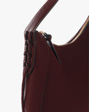 Soft Hobo Bag with Adjustable Handle Bordeaux