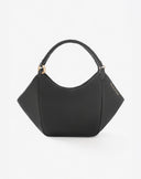 Geometric Hobo Bag Black