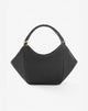 Geometric Hobo Bag Black