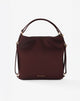 Bordeaux Faux Leather Convertible Backpack