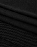 Sciarpa in Maglia con Dettaglio Logo Nero