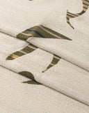Sciarpa a Righe con Lettering Verde