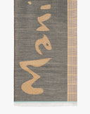 Sciarpa Pied-de-poule con Lettering Moro