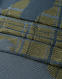 Forest Green Check Pattern Scarf