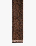 Mud Brown Animal Print Scarf
