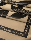 Sciarpa con Stampa Logo Tortora