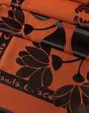 Rust Logo Print Scarf
