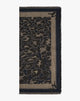 Animal Print Foulard with Midnight Blue Logo Frame