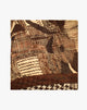 Foulard con Stampa Botanica Bordeaux