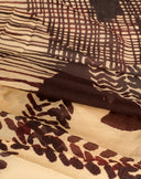 Foulard con Stampa Botanica Bordeaux
