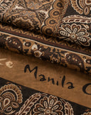 Foulard con Fantasia Cachemire Beige Chiaro